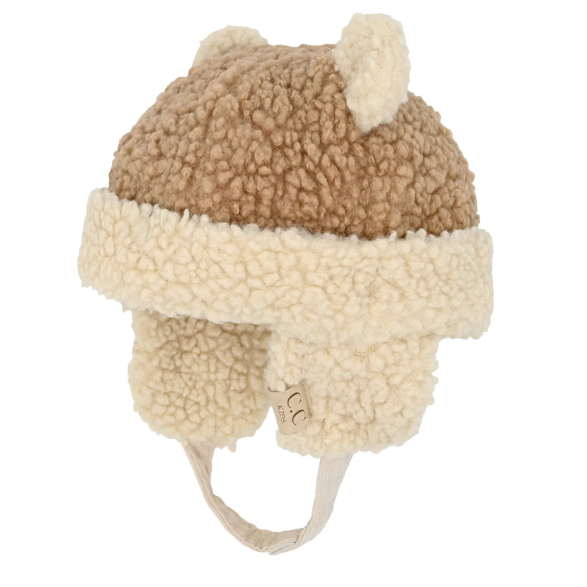 C.C Beanie Kids Sherpa W/ Earflaps