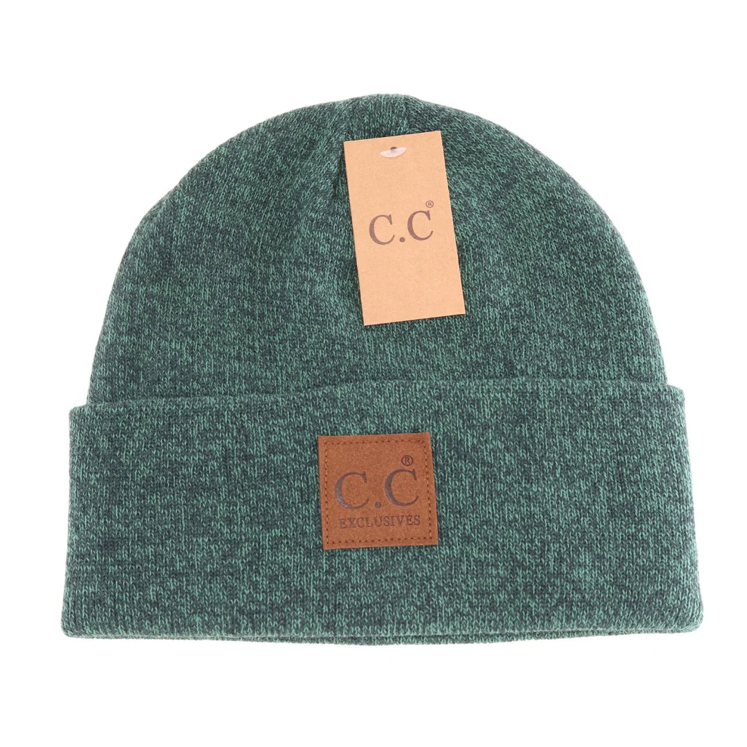 C.C Beanie Unisex Classic Oversized Logo