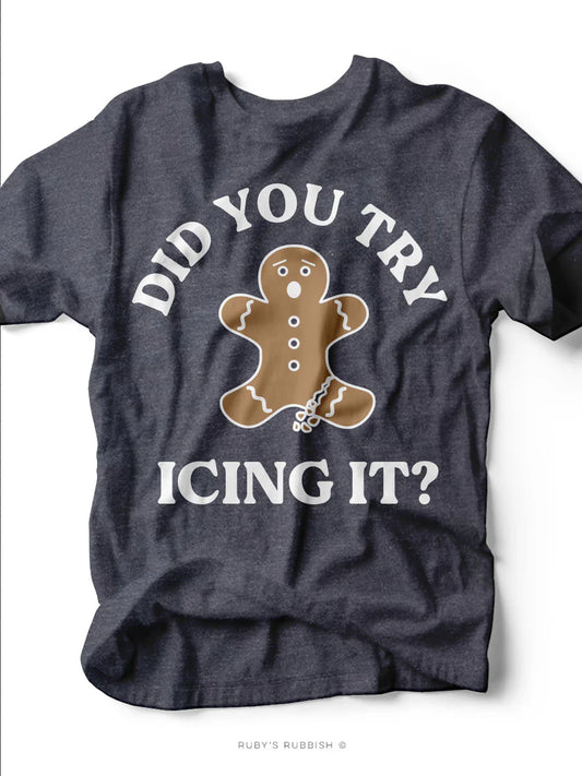 Did you try icing it? Christmas tee