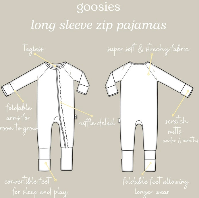 Long Sleeve Zipper PJs Labs