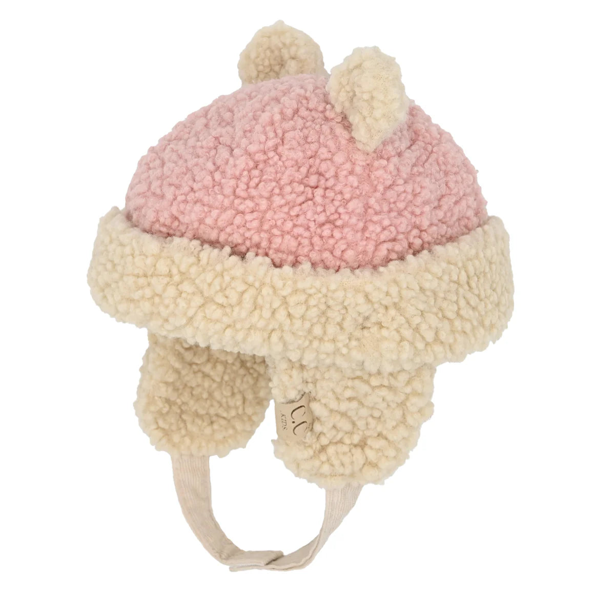 C.C Beanie Kids Sherpa W/ Earflaps