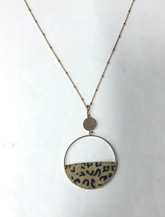 Gold Circle Necklace