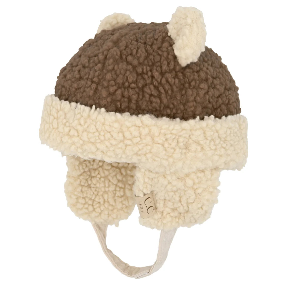 C.C Beanie Kids Sherpa W/ Earflaps