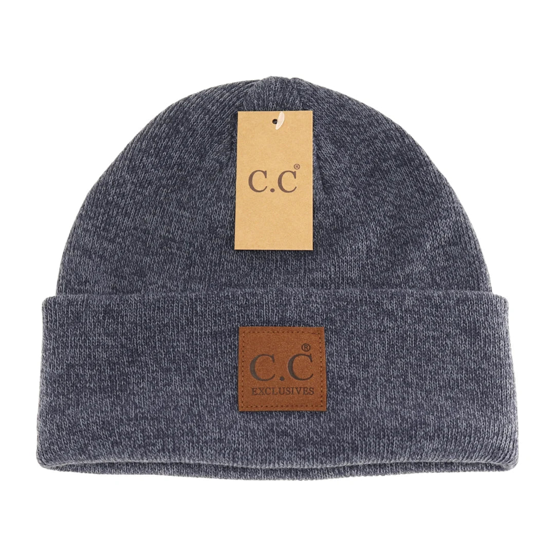 C.C Beanie Unisex Classic Oversized Logo