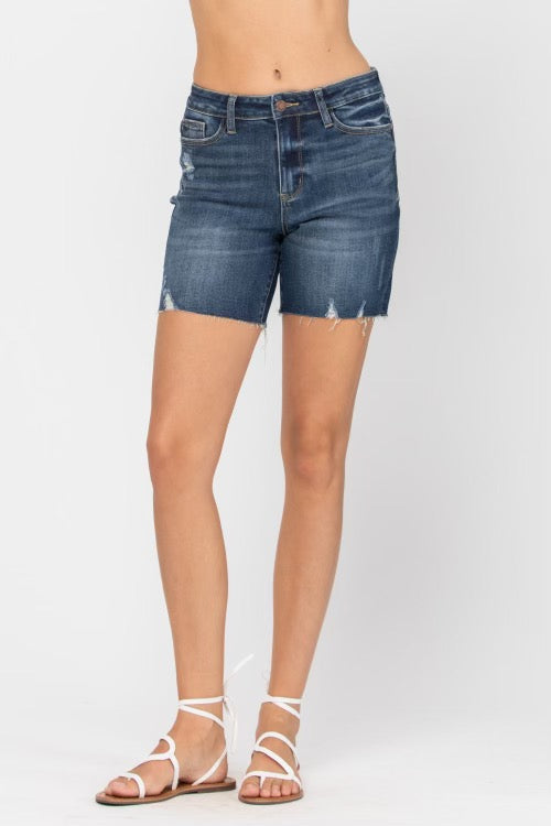 High Rise Mid-Thigh Shorts