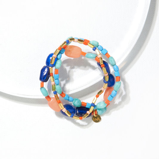 Trio Beaded Stretch Bracelets